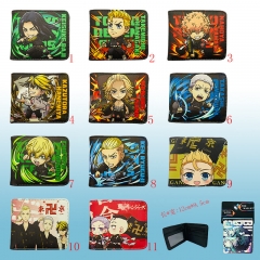 13 Styles Tokyo Revengers Cartoon PU Purse Anime Wallet