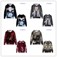 5 Styles Black Clover Cartoon Cosplay Anime Hooded Hoodie