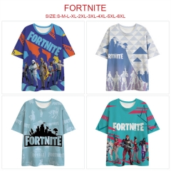 4 Styles Fortnite Cosplay 3D Digital Print Anime T-shirt