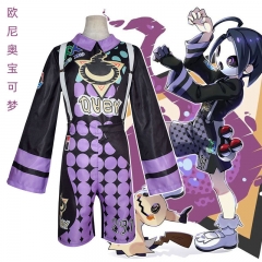 Pokemon Sword&Shield Expansion Pass Peony Cartoon Character Cosplay Anime Hoodie Pants Costume Set For Adult