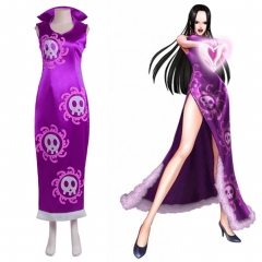 女帝蛇姬汉库克cos服漫展表演出one piece海贼王cosplay服装旗袍