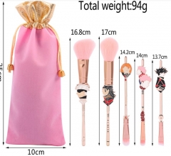 5Pcs/Set Jujutsu Kaisen Gojo Cosplay Anime Makeup Brushes Set