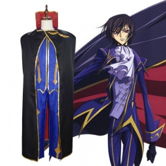 Code Geass Cartoon Character Cosplay Cloak Pants Cloak Anime Costume Set For Man Adult