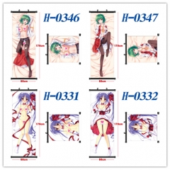 32 Styles Touhou Project Cartoon Wallscrolls Waterproof Anime Wall Scroll (60*170CM)