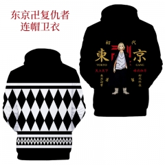 2 Styles Tokyo Revengers Draken Cartoon Character Cosplay Hoodie Anime Costume For Adult