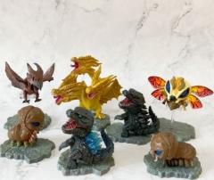 7Pcs/Set King Kong vs. Godzilla Anime Character PVC Anime Figure Toy Doll