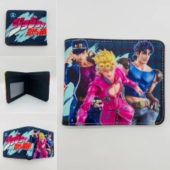 JoJo's Bizarre Adventure Cartoon PU Purse Anime Wallet