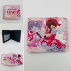 Card Captor Sakura Cartoon PU Purse Anime Wallet