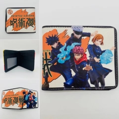 Jujutsu Kaisen Cartoon PU Purse Anime Wallet