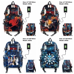 10 Styles Fairy Tail Anime Cosplay Cartoon Canvas Colorful Backpack Bag