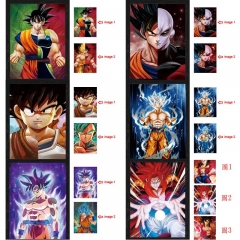 19 Styles Dragon Ball Z Lenticular Flip Anime 3D Posters（10pcs/set） (No Frame)