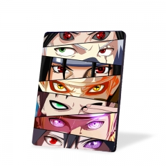Naruto Cartoon Can Change Pattern Lenticular Flip Painting Anime 3D Print Wall Decor Photo Frame