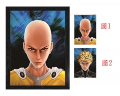 One Punch Man Lenticular Flip Anime 3D Posters（10pcs/set） (No Frame)