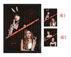 K-POP BLACKPINK Lenticular Flip Anime 3D Posters（10pcs/set） (No Frame)