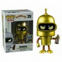 Funko pop 29# FUTURAMA 飞出个未来 Bender 金色款 盒装手办 高约10cm 一箱72个