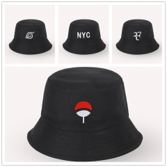 7 Styles Naruto Cartoon Hat Hip Hop Japanese Anime Bucket Cap for Adult