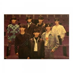 50.5*35cm Teens in Times Retro Kraft Paper Anime Poster