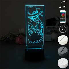 703-2 日本动漫 海贼王 艾斯 遥控 夜灯
