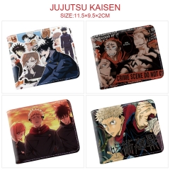 8 Styles Jujutsu Kaisen Cosplay Cartoon Character Anime Pu Wallet Purse