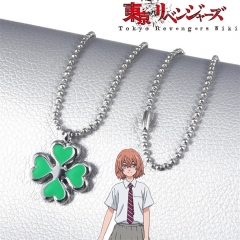 Tokyo Revengers Four-leaf Clover Cartoon Anime Necklace