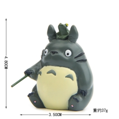 爆款小清新吉力猫钓鱼吉猫小羽蓝猫DIY百搭手办微景观造景公仔