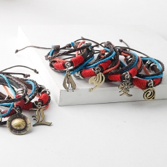 6 Styles One Piece/Death Note/Naruto/Fairy Tail/Hatsune Miku Bangles Anime Bracelet