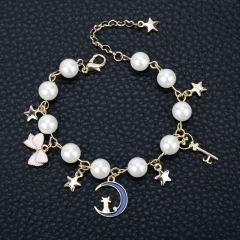 Pretty Soldier Sailor Moon Alloy Bangles Anime Bracelet
