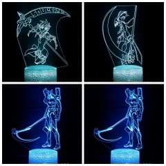 跨境专供闽粤EVA新世纪福音战士系列3D台灯LED七彩触摸遥控小夜灯