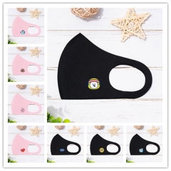 30 Styles K-POP BTS Bulletproof Boy Cartoon Character Pattern Anime Dust Mask