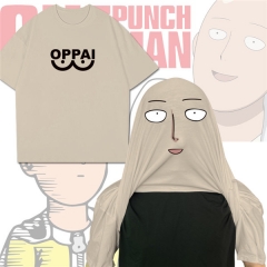 一拳超人 动漫搞怪纯棉创意圆领T恤