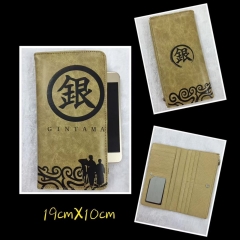 Gintama Cosplay Cartoon PU Purse Anime Long Wallet