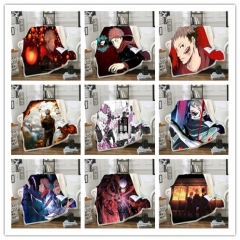 40 Styles 2 Sizes Jujutsu Kaisen Double Layer Anime Blanket