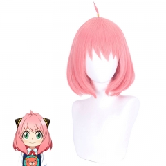 SPY×FAMILY Ania Fogger Pink Bob Cosplay Anime Wig