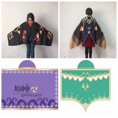 5 Styles Genshin Impact Digital Print Shawl Wholesale Anime Cute Blanket