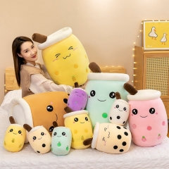15 Styles Milk Tea Boba Cartoon Cute Anime Plush Toy Doll