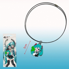 Cute Design Hatsune Miku Anime Alloy Necklace