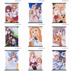 10 Styles 2 Sizes Himouto! Umaru-chan Cartoon Wallscrolls Waterproof Anime Wall Scroll