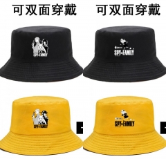 6 Styles SPY×FAMILY Reversible Sunshade Bucket Hat Anime Hat Cap