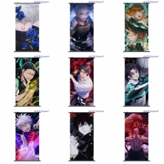 17 Styles Jujutsu Kaisen Wallscrolls Waterproof Anime Wall Scroll (60*120cm)