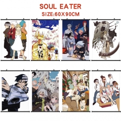 8 Styles Soul Eater Anime Wall Scroll Wallscrolls（60*90cm)）