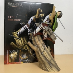 28CM Attack on Titan/Shingeki No Kyojin Levi Anime PVC Figures Cartoon Toys