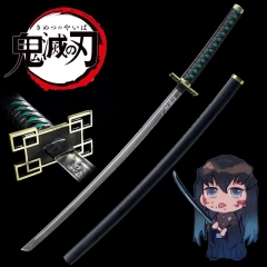 鬼灭之刃COS时透无一郎我妻善逸嘴平伊之助刀剑道具武器未开刃
