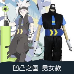 凯利女款cosplay服装格瑞COS男款 凯莉动漫服送耳朵 现货批发套装