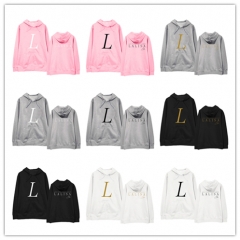 LISA SOLO专辑连帽卫衣LALISA应援打歌服同款套头卫衣女印花外套