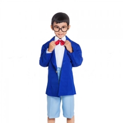 柯南6件套 星漫缘柯南基德cosplay成人儿童服装现货套装批发 现货一件代发