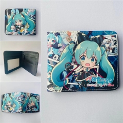 Hatsune Miku Cartoon Coin Purse Anime Short Wallet