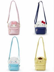 5 Styles Hello Kitty/My Melody/Kuromi/Cinnamorol/Onpompurin PU Anime Bags