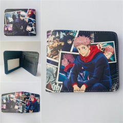Jujutsu Kaisen Cartoon Coin Purse Anime Short Wallet