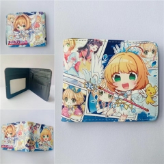 Card Captor Sakura Cartoon Coin Purse Anime Short Wallet