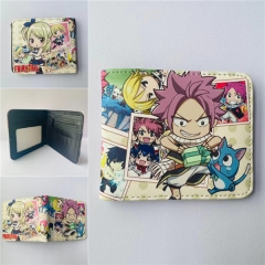 Fairy Tail Cartoon Coin Purse Anime Short Wallet